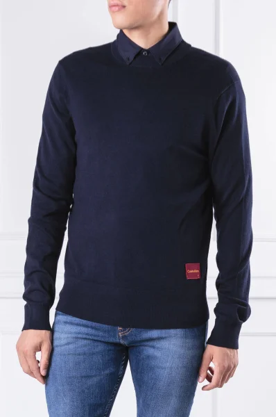 Sweatshirt | Regular Fit Calvin Klein navy blue