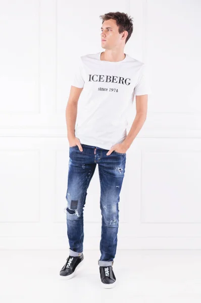 T-shirt | Regular Fit Iceberg biały