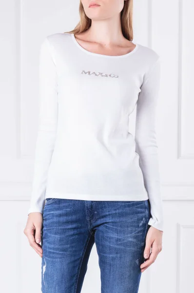 Blouse | Slim Fit MAX&Co. white