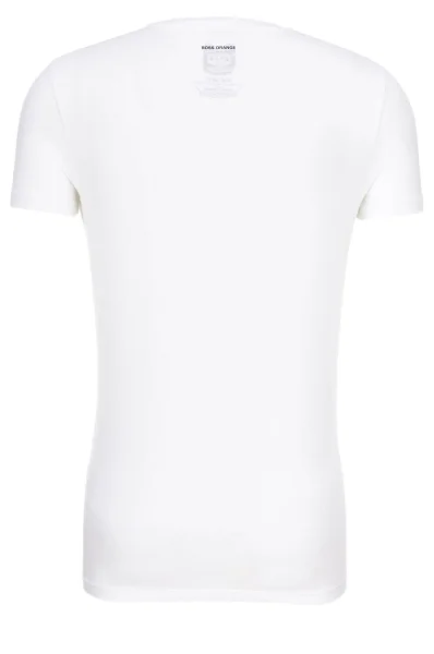 t-shirt talan 1 BOSS ORANGE biały