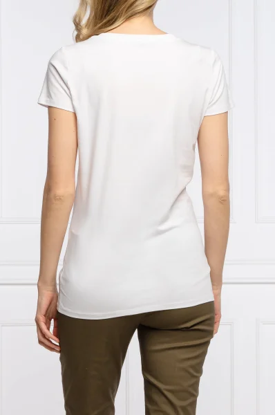 T-shirt | Slim Fit Liu Jo Beachwear biały