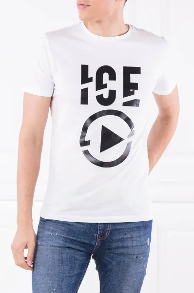 T-shirt | Regular Fit Ice Play biały