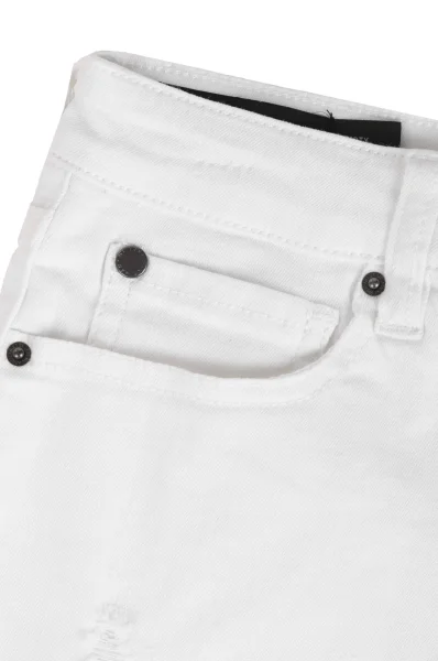 Jeansowe szorty Armani Exchange biały