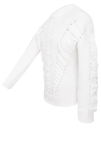 Sweter Ikara BOSS ORANGE biały