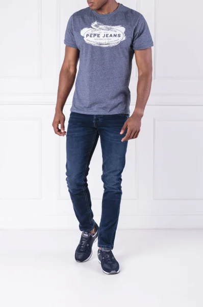 T-shirt GRIFFO | Regular Fit Pepe Jeans London blue