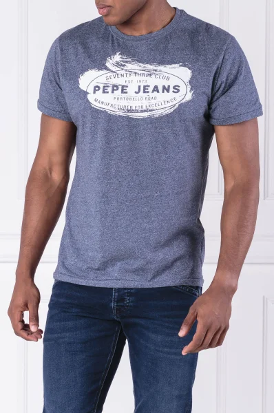 T-shirt GRIFFO | Regular Fit Pepe Jeans London niebieski