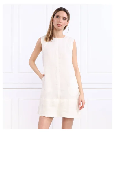 Linen dress ANGRI Marella SPORT white