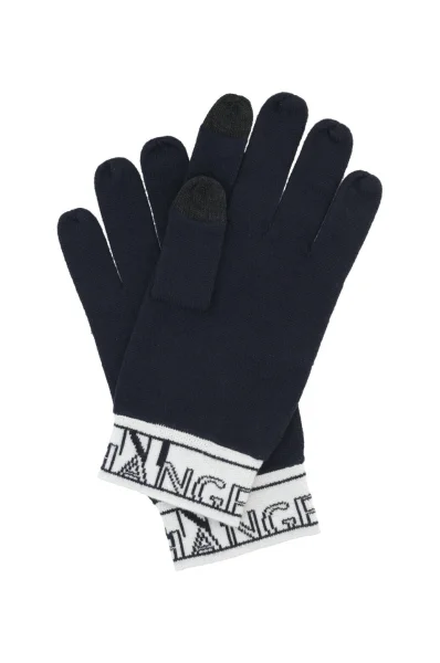 рукавички Armani Exchange темно-синій