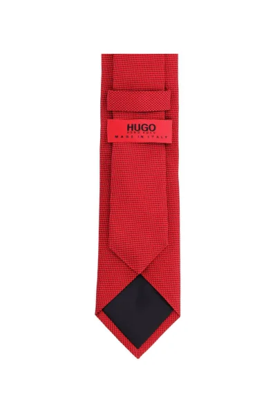 Silk tie HUGO red