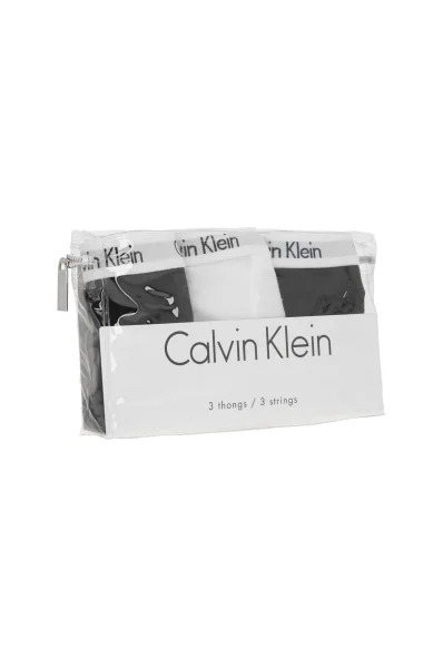 стрінги 3 пари Calvin Klein Underwear чорний