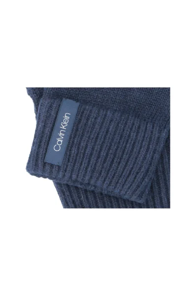 Gloves BASIC Calvin Klein navy blue