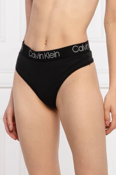 Calvin Klein One Cotton tanga brazilian briefs in black