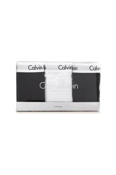 Thongs 3-pack Calvin Klein Underwear black