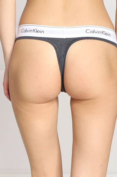 Stringi Calvin Klein Underwear grafitowy