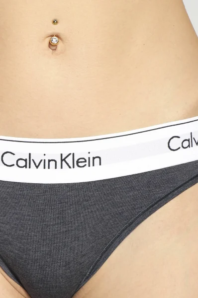 Stringi Calvin Klein Underwear grafitowy