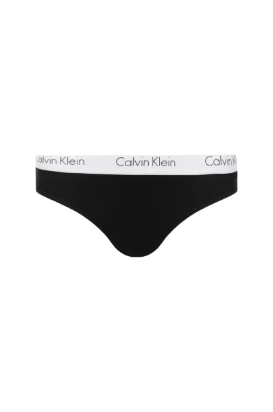 STRINGI 2-PACK Calvin Klein Underwear czarny