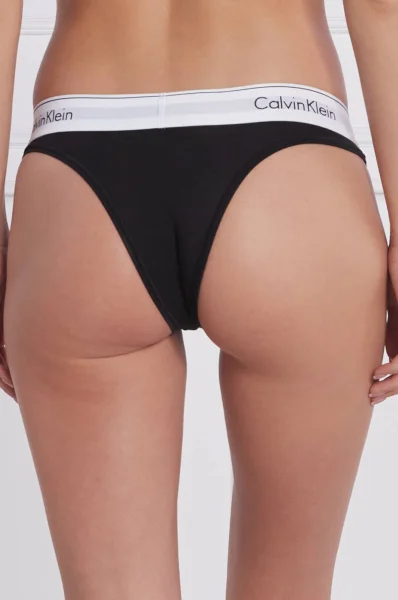 Figi TANGA Calvin Klein Underwear czarny