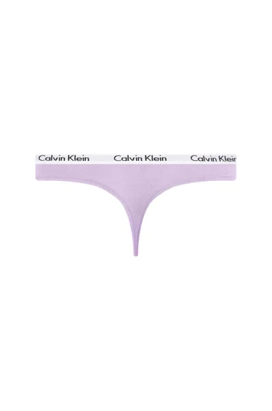 Stringi 3-pack Calvin Klein Underwear fioletowy