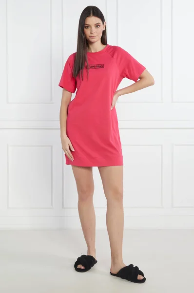 Koszula nocna | Regular Fit Calvin Klein Underwear różowy