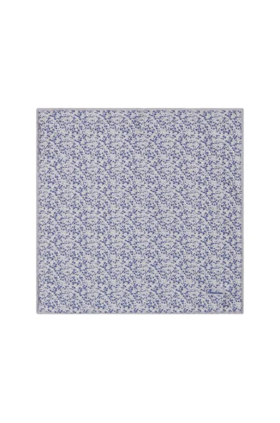 Silk pocket square Stenströms blue