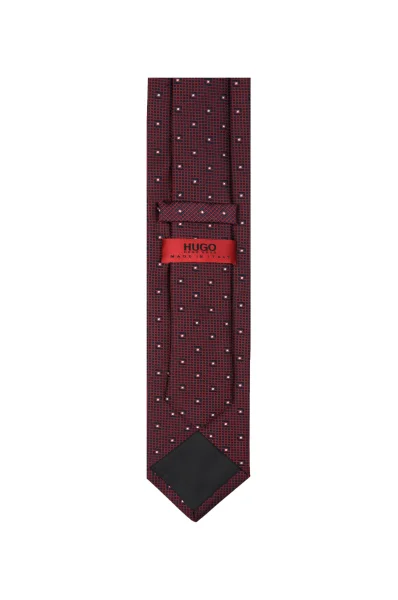 Jedwabny Krawat HUGO bordowy