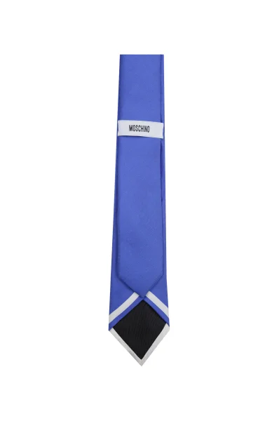 Krawat Moschino niebieski