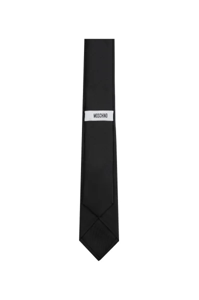 Krawat Moschino czarny