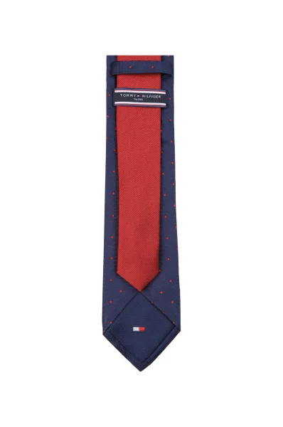 Jedwabny krawat Tommy Tailored granatowy