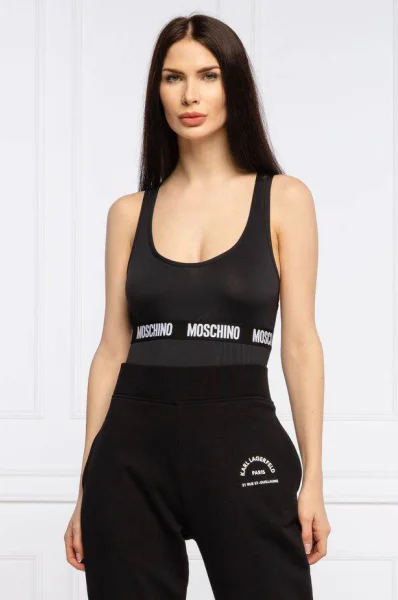 Body | Slim Fit Moschino Underwear czarny