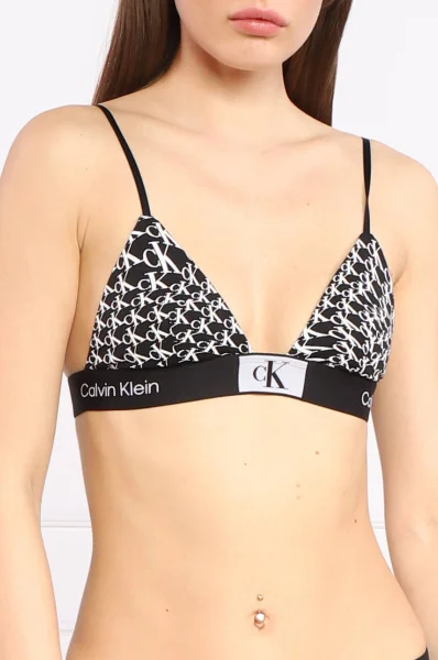 Calvin Klein Underwear 1996 Cotton Unlined Bralette (White