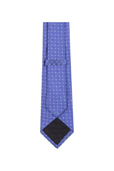 Krawat Armani Collezioni niebieski