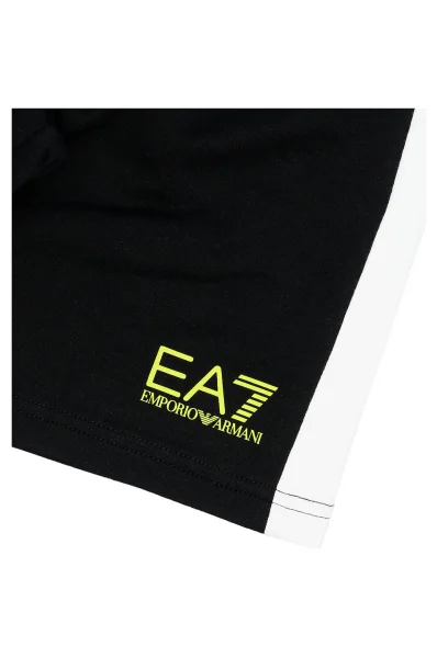 шорти | regular fit EA7 чорний