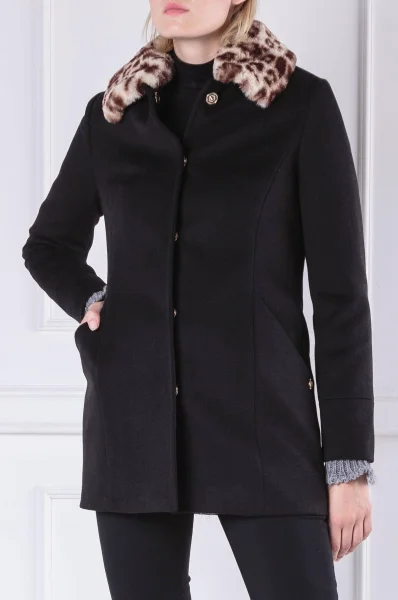 Coat HIVE DRAWING | Regular Fit Trussardi black