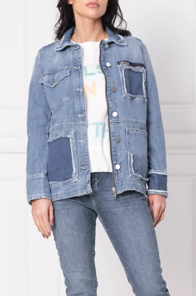 Jeans jacket KICK DESTROY | Loose fit Zadig&Voltaire blue