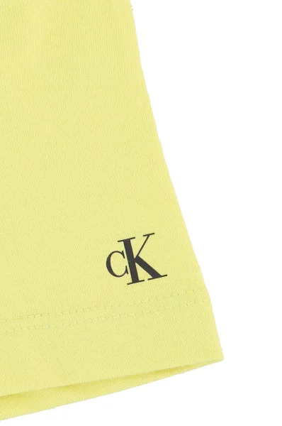 T-shirt INSTITUTIONAL | Regular Fit CALVIN KLEIN JEANS yellow
