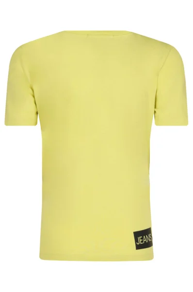 T-shirt INSTITUTIONAL | Regular Fit CALVIN KLEIN JEANS żółty