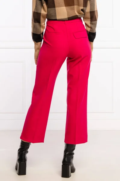 Spodnie Markus | Tapered | z dodatkiem wełny Marella czerwony
