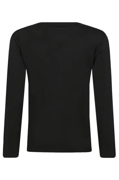 блузка | regular fit Emporio Armani чорний
