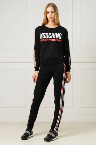 Spodnie | Regular Fit Moschino Underwear czarny