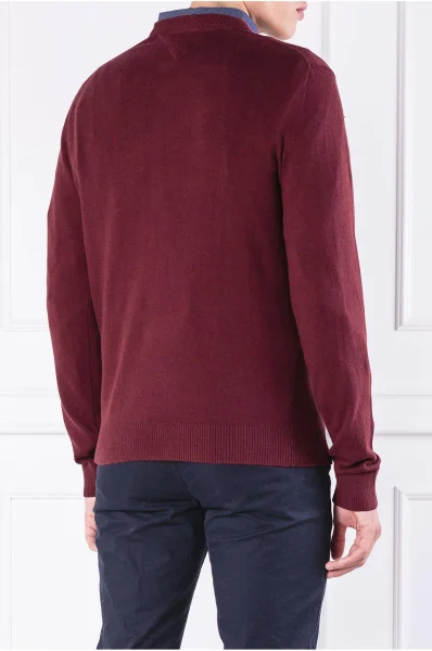 Sweater | Regular Fit | with addition of cashmere Tommy Hilfiger claret