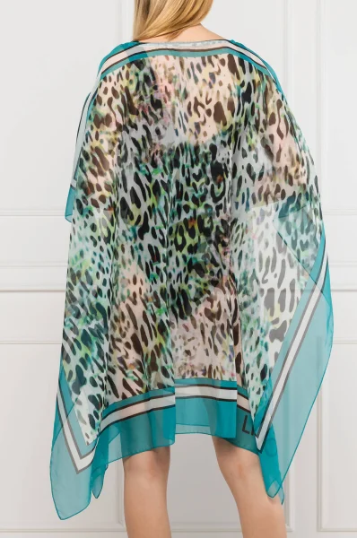 Poncho | Oversize fit Liu Jo Beachwear turquoise