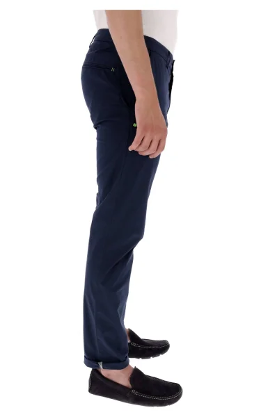 Spodnie chino Rogan-D | Slim Fit BOSS GREEN granatowy