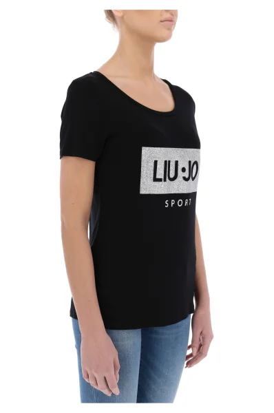 T-shirt | Regular Fit Liu Jo Sport czarny