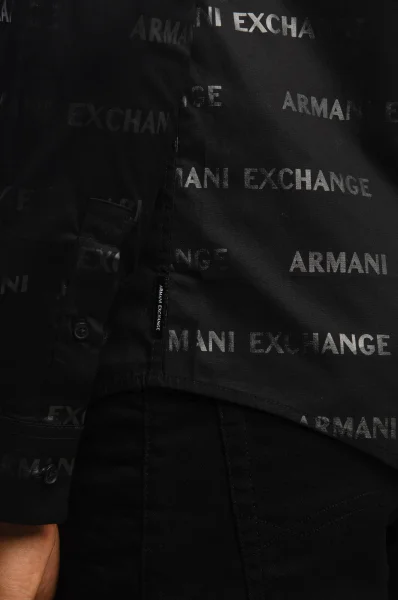 Koszula | Regular Fit Armani Exchange czarny