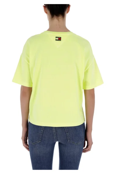 T-shirt TJW 90s LOGO | Regular Fit Tommy Jeans żółty