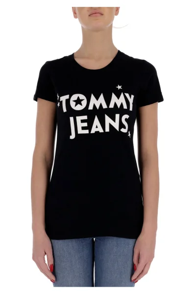 T-shirt TJW STAR LOGO | Slim Fit Tommy Jeans czarny