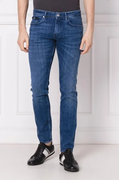 Jeans charleston3 | Extra slim fit | with addition of linen BOSS BLACK navy blue