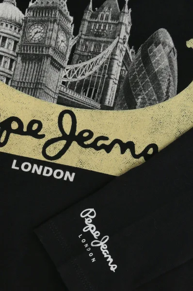 Longsleeve ANDREAS | Regular Fit Pepe Jeans London czarny