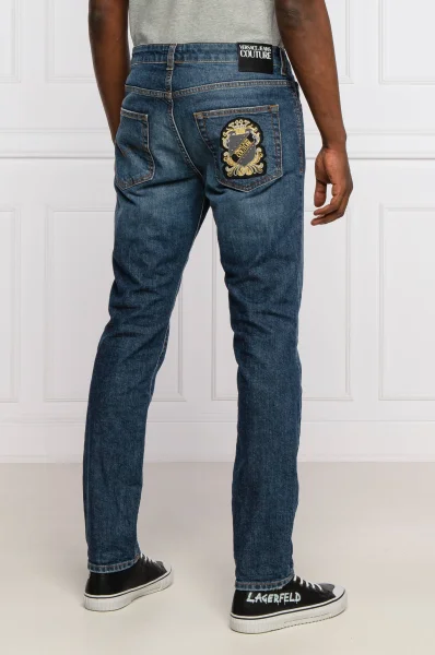 Jeansy | Slim Fit Versace Jeans Couture granatowy