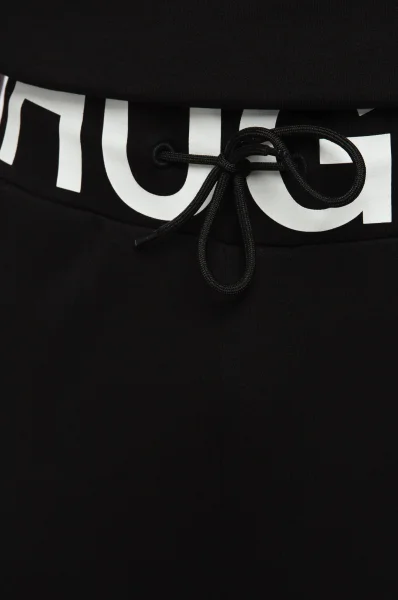 спортивні штани duros211 | straight fit HUGO чорний